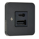 Scanstrut TILE USB-A/USB-C Interior Charging Socket - 12/24V - Black Bezel [SC-TILE-10] - BuoyMart.com  Accessories Scanstrut