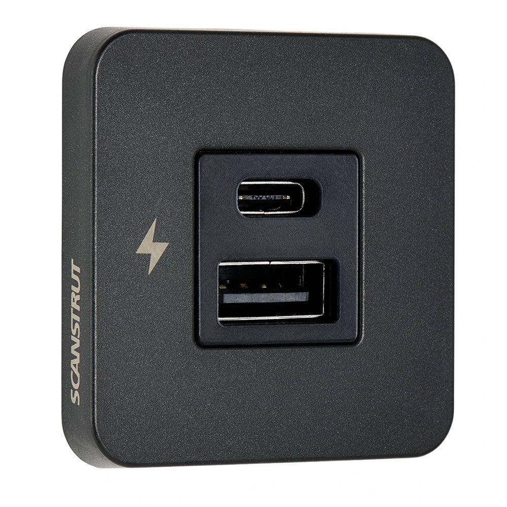 Scanstrut TILE USB-A/USB-C Interior Charging Socket - 12/24V - Black Bezel [SC-TILE-10] - BuoyMart.com  Accessories Scanstrut