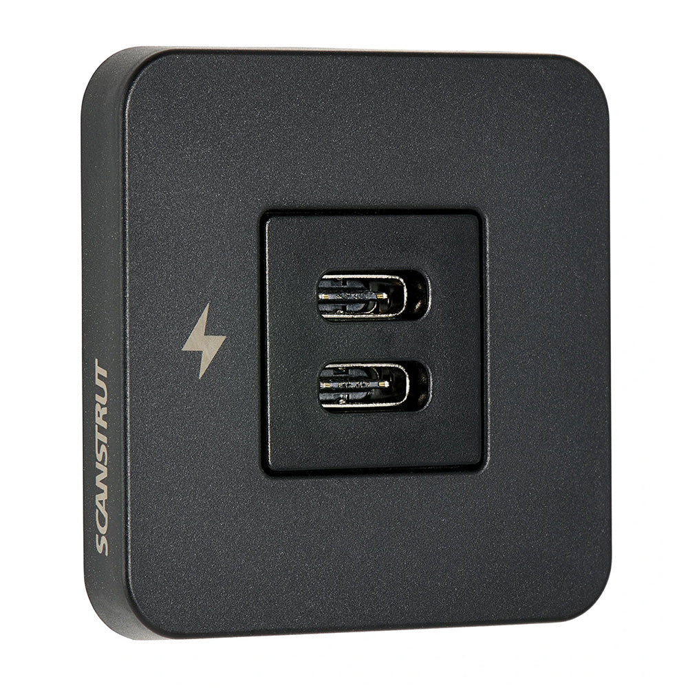 Scanstrut TILE USB-C Interior Charging Socket - 12/24V - Black Bezel [SC-TILE-20] - BuoyMart.com  Accessories Scanstrut