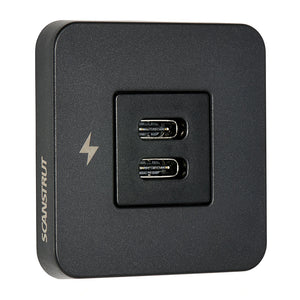 Scanstrut TILE USB-C Interior Charging Socket - 12/24V - Black Bezel [SC-TILE-20] - BuoyMart.com  Accessories Scanstrut