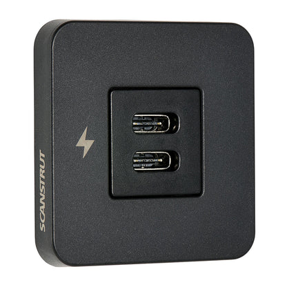 Scanstrut TILE USB-C Interior Charging Socket - 12/24V - Black Bezel [SC-TILE-20] - BuoyMart.com  Accessories Scanstrut