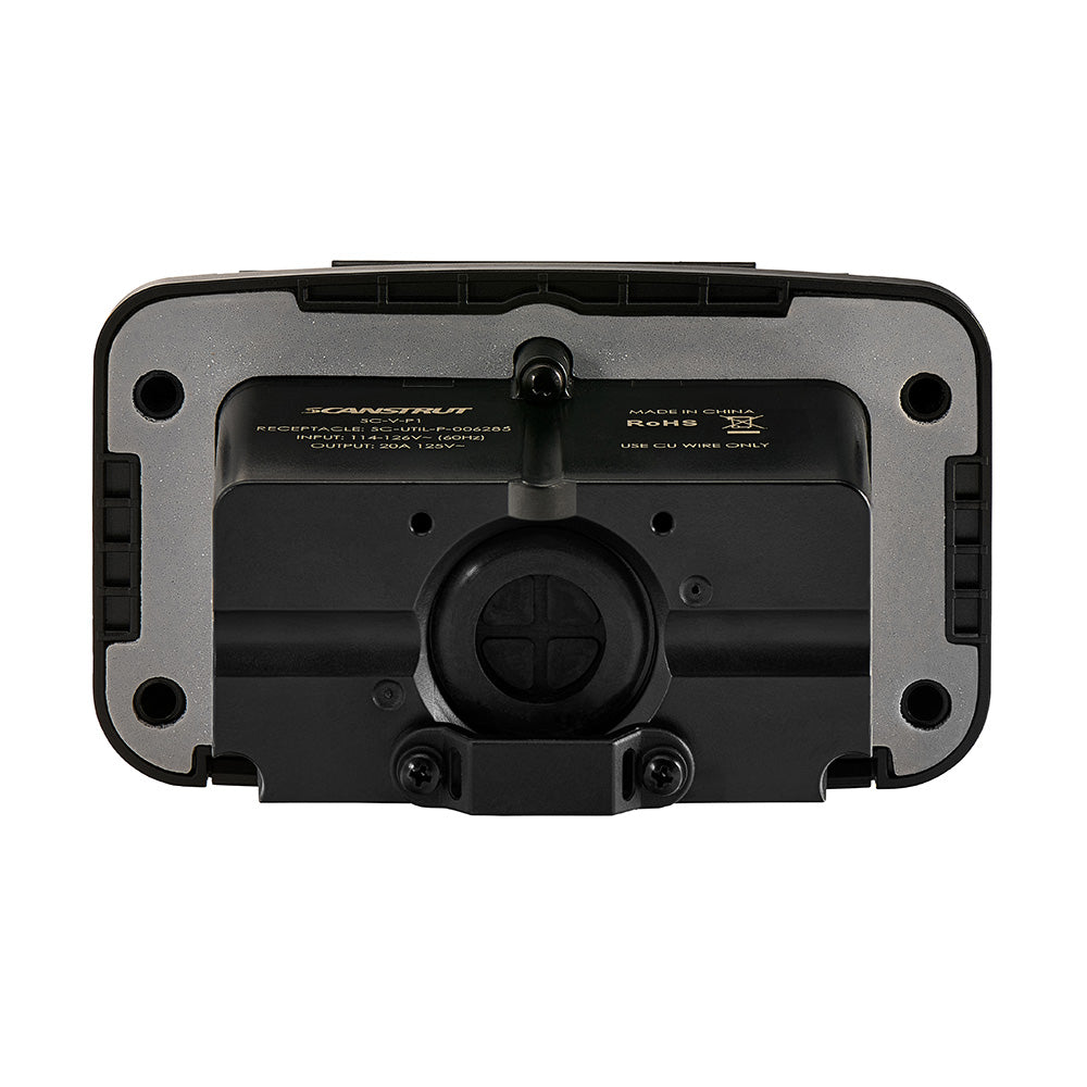 Scanstrut Ventura Series Dual AC Outlet - 125V - 20A [SC-V-P1] Scanstrut