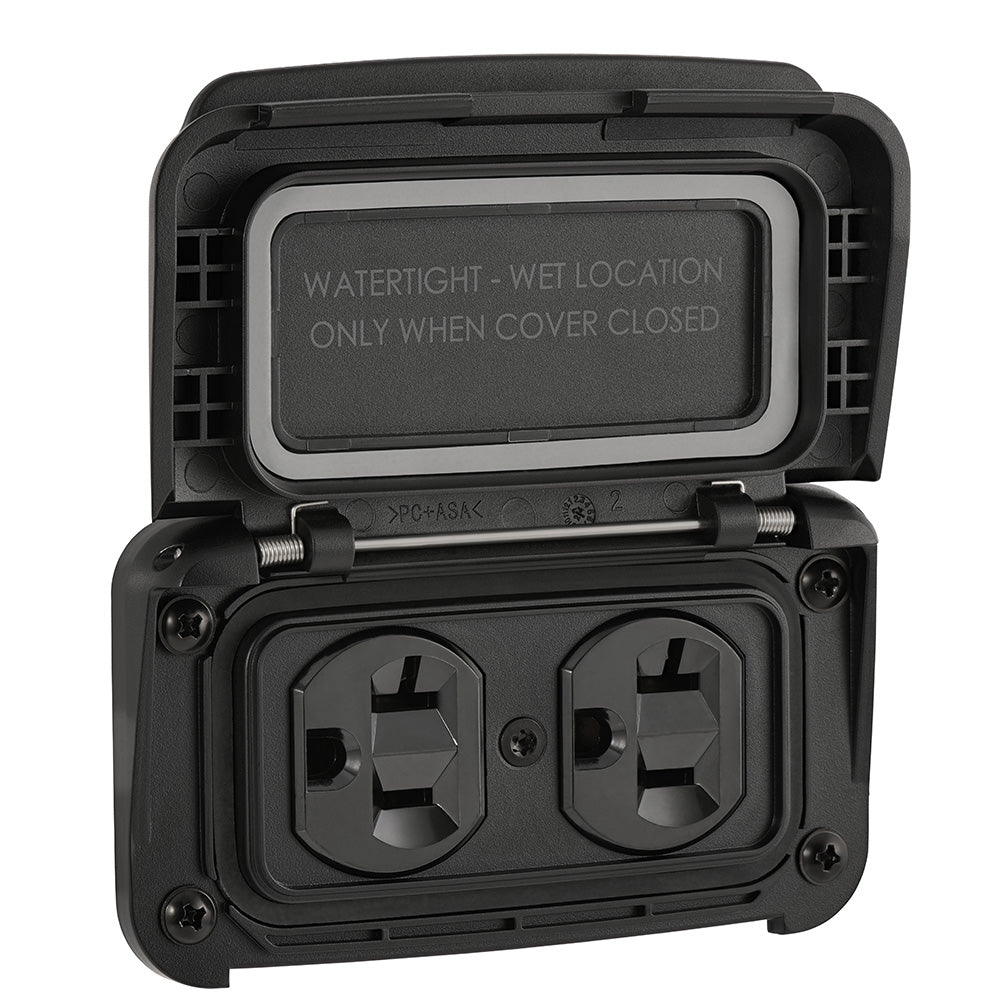 Scanstrut Ventura Series Dual AC Outlet - 125V - 20A [SC-V-P1] Scanstrut