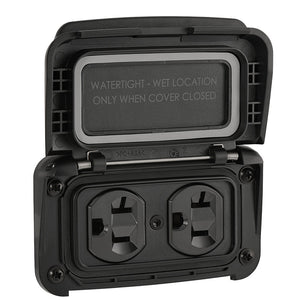 Scanstrut Ventura Series Dual AC Outlet - 125V - 20A [SC-V-P1] Scanstrut