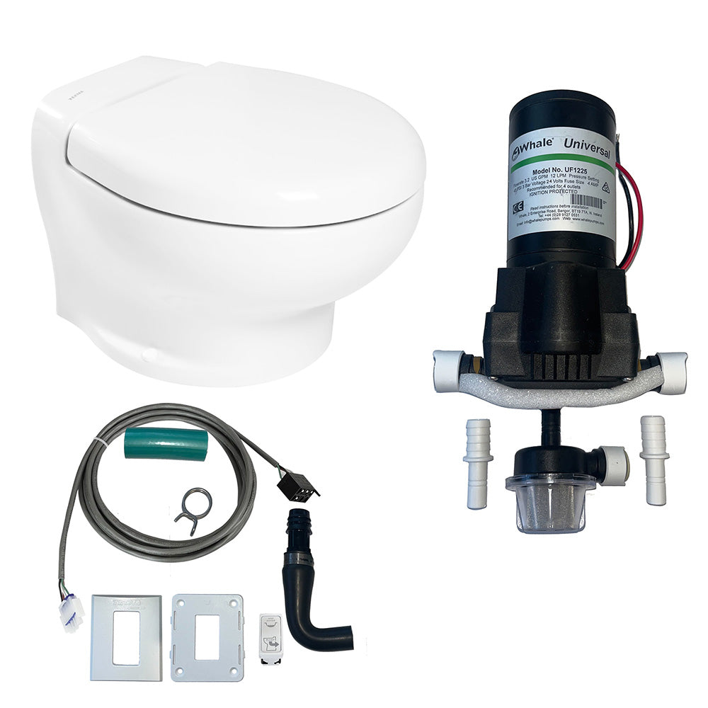 Thetford Nano Eco Compact Toilet Raw Water Kit w/Inlet Pump - 24V [T-NAN024PW/E/NA-RWKIT] Thetford Marine