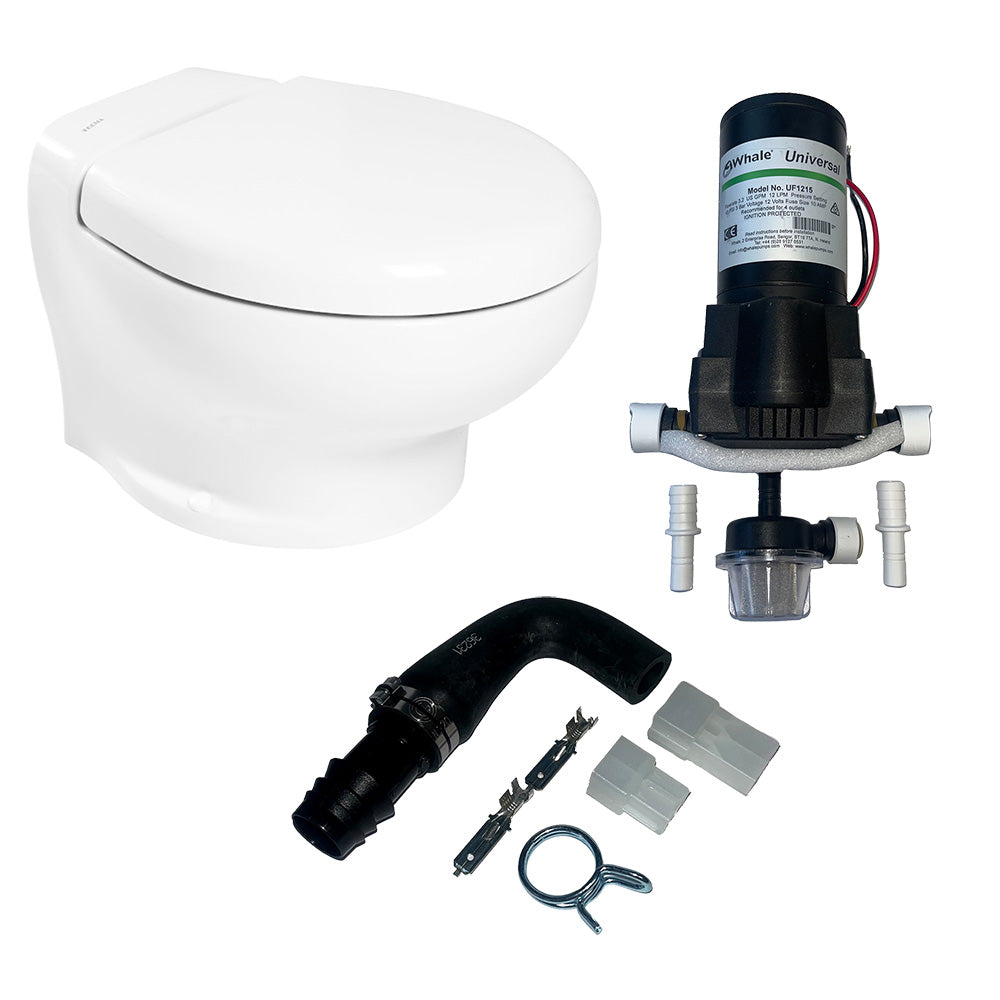Thetford Nano Eco Compact Toilet Raw Water Kit w/Inlet Pump - 12V [T-NAN012PW/TSFT/NA-RWKIT] Thetford Marine