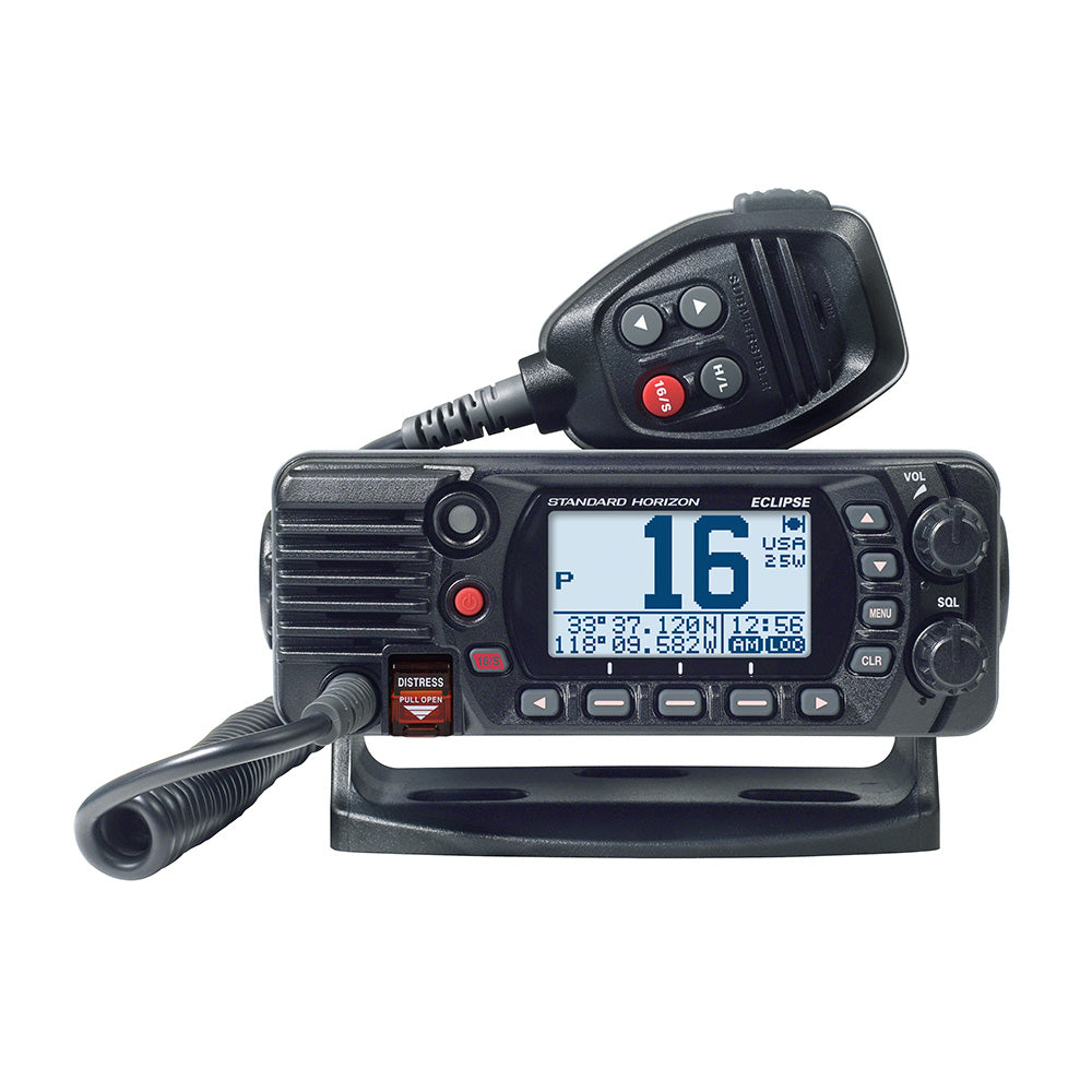 Standard Horizon GX1410GB Eclipse Series 25W Fixed Mount VHF/GPS - Black [GX1410GB] - BuoyMart.com  VHF - Fixed Mount Standard Horizon