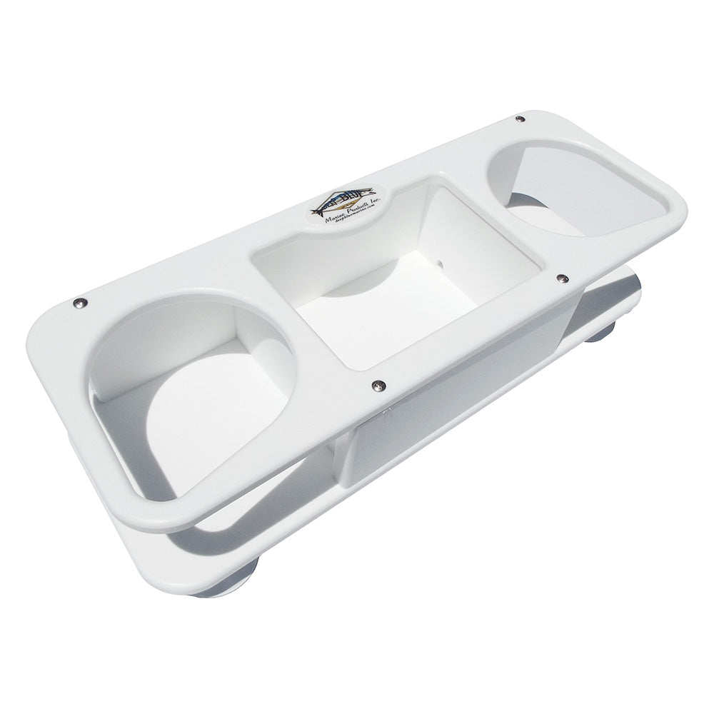 Deep Blue Marine MB-2 Double Cup Holder w/Suction Cups [MB-2] - BuoyMart.com  Fishing Accessories Deep Blue Marine