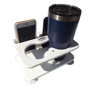 Deep Blue Marine Double Drink/Binocular/2 Cell Phones w/Suction Cups [SMDH-CELL] - BuoyMart.com  Fishing Accessories Deep Blue Marine