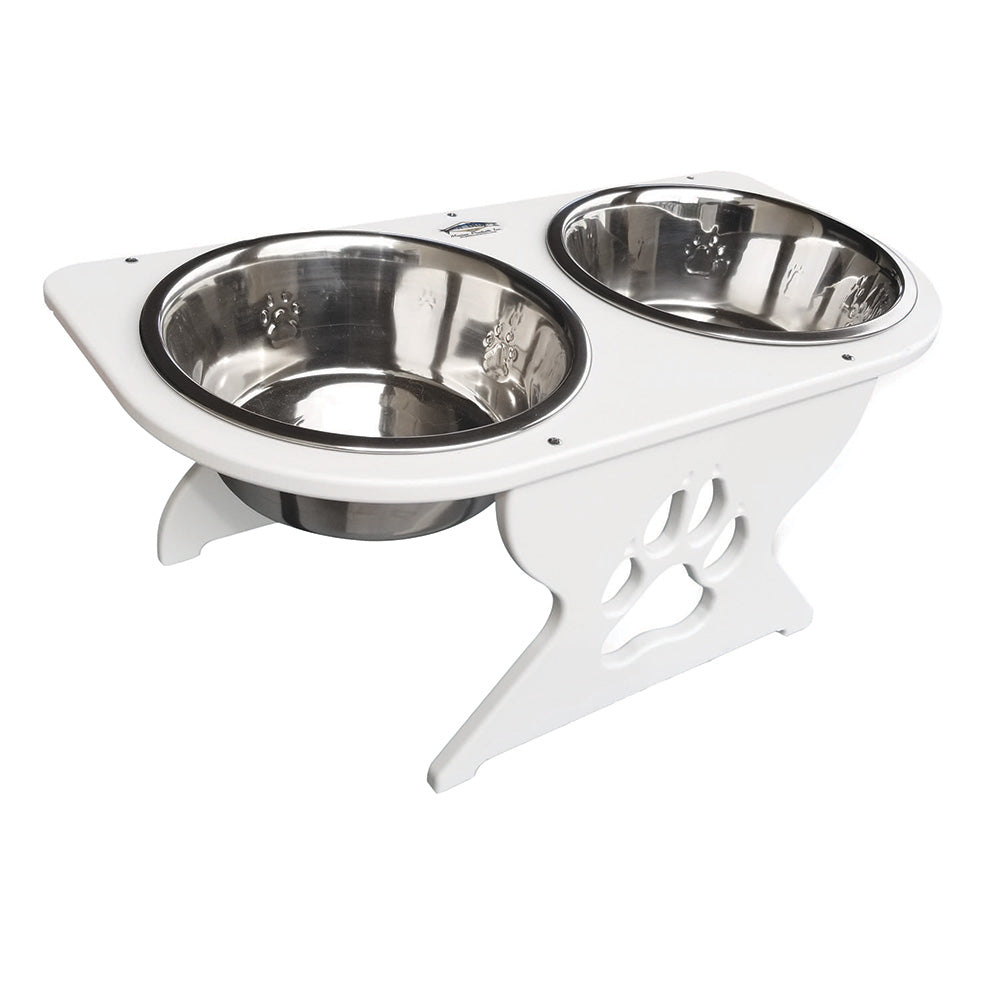 Deep Blue Marine Medium Starboard Dog Dish w/Bowls - 8" Tall [DT-M] - BuoyMart.com  Pet Accessories Deep Blue Marine