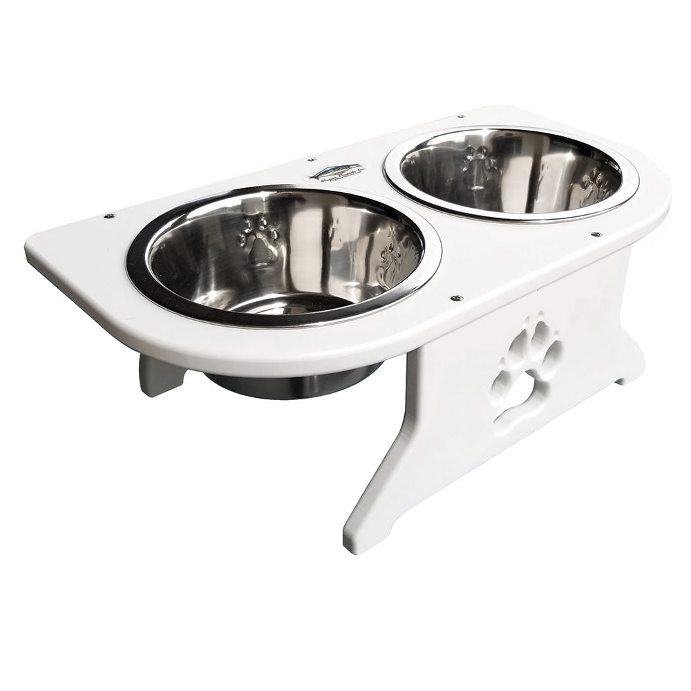 Deep Blue Marine Small Starboard Dog Dish w/Bowls - 5-1/2" Tall [DT-S] - BuoyMart.com  Accessories Deep Blue Marine