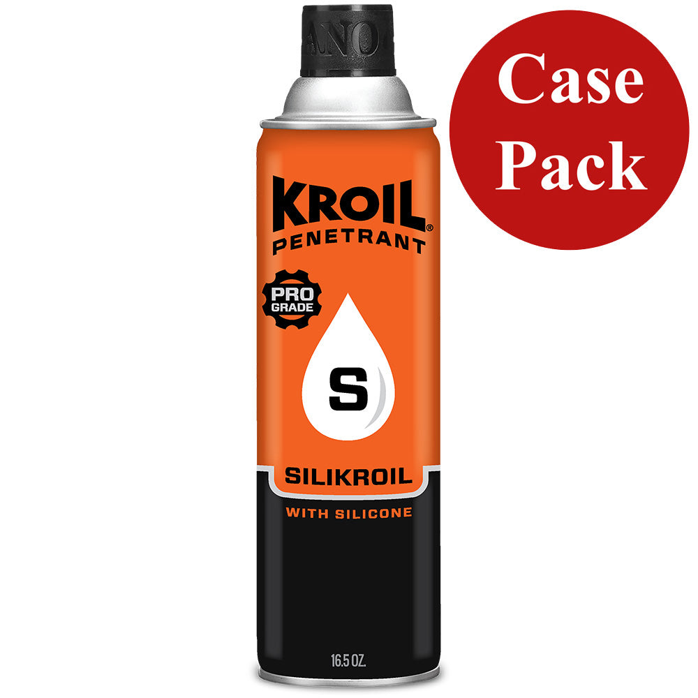 Kroil Silikroil Penetrant - Aerosol - 16.5oz Can with Silicone *Case of 12 [SK162-CASE] - BuoyMart.com  Cleaning Kroil