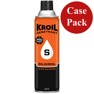 Kroil Silikroil Penetrant - Aerosol - 16.5oz Can with Silicone *Case of 12 [SK162-CASE] - BuoyMart.com  Cleaning Kroil