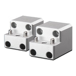 PTM Edge Board Rack Mount - 4 Bolt - Silver - Pair [P13168-1400TEBCL] - BuoyMart.com  Accessories PTM Edge