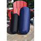 Dock Edge Reversible Fender Cover - Black/Blue - Large [DE965069F] - BuoyMart.com  Fender Covers Dock Edge