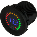 Sea-Dog Rainbow Display Digital Voltmeter - Injection Molded Nylon - 5V-15VDC [421617] - BuoyMart.com  Accessories Sea-Dog