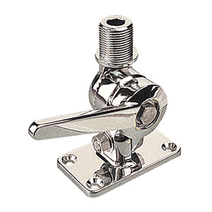 Sea-Dog Adjustable Antenna Base - Die Cast Zinc Chrome Plated [329300-1] - BuoyMart.com  Antenna Mounts & Accessories Sea-Dog