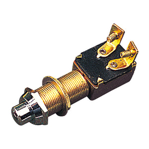 Sea-Dog Momentary Push Button Switch - Stamped Brass [420420-1] - BuoyMart.com  Switches & Accessories Sea-Dog