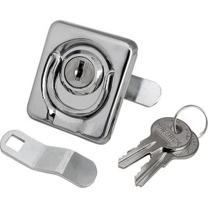Sea-Dog Surface Mount Locking Ring Pull - Stamped 304 Stainless Steel/Die Cast Zinc Lock [221831-1] - BuoyMart.com  Latches Sea-Dog