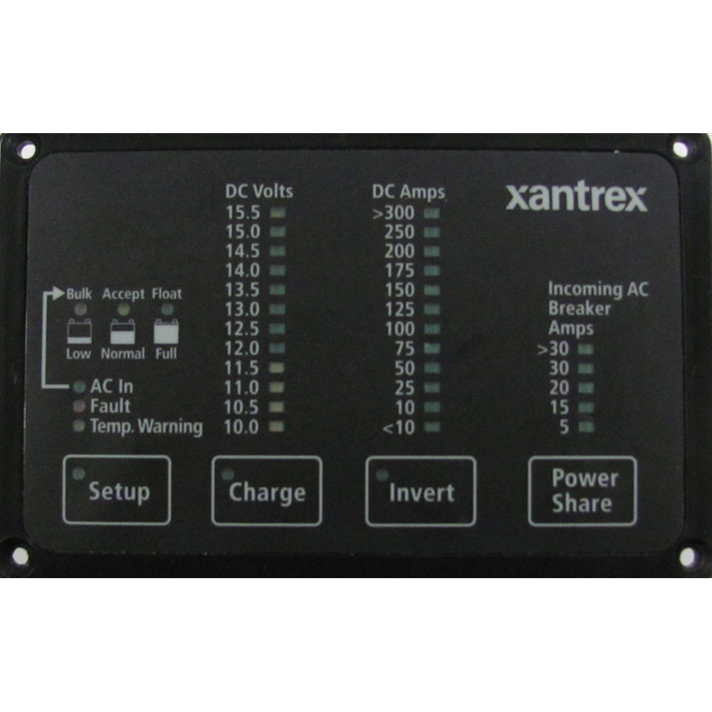 Xantrex Heart FDM-12-25 Remote Panel, Battery Status & Freedom Inverter/Charger Remote Control [84-2056-01] Xantrex