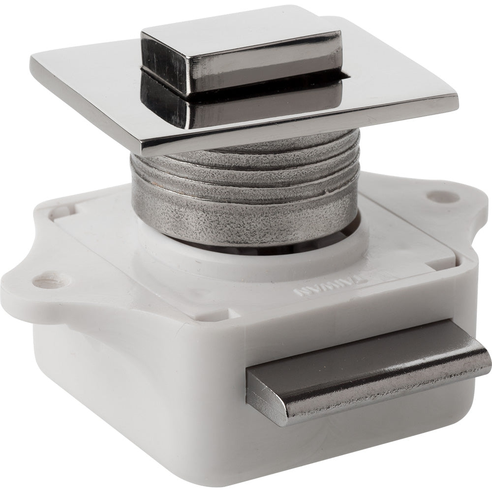 Sea-Dog Push Button Rim Latch - Square - Stainless Steel/Plastic Housing [225310-1] - BuoyMart.com  Latches Sea-Dog