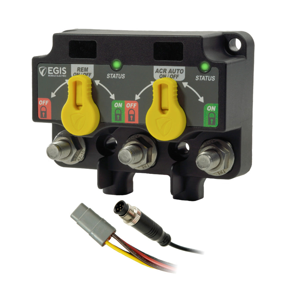 Egis Dual XD - NMEA 2000 - Relay/Relay w/Knobs - 8 Position DT [9821-8550] - BuoyMart.com  Accessories Egis Mobile Electric