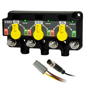 Egis Triple XD - NMEA 2000 - Relay/ACR/Relay w/Knobs - 12 Position DT [9831-2535] - BuoyMart.com  Accessories Egis Mobile Electric