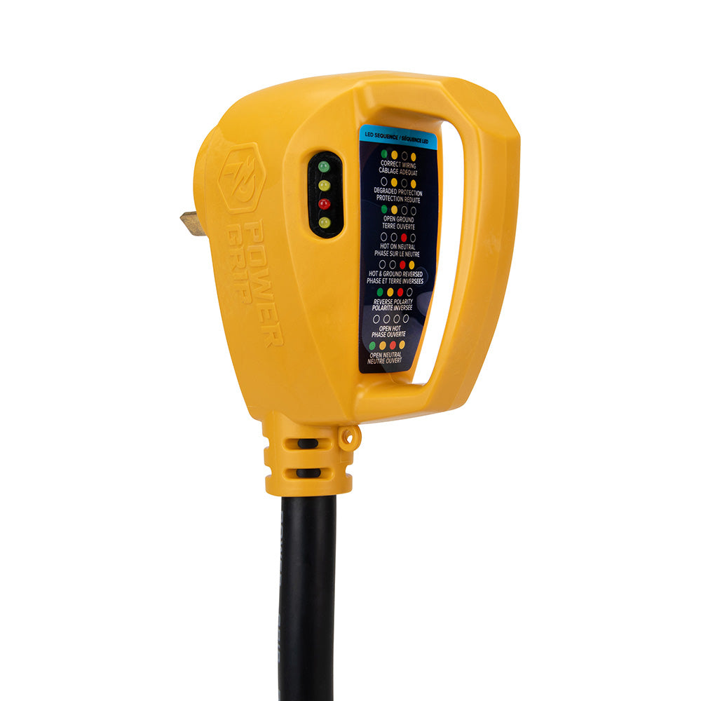 Camco Power Grip RV 18" 30Amp Circuit Analyzer Dogbone - Integrated Surge Protection [55460] - BuoyMart.com  Accessories Camco