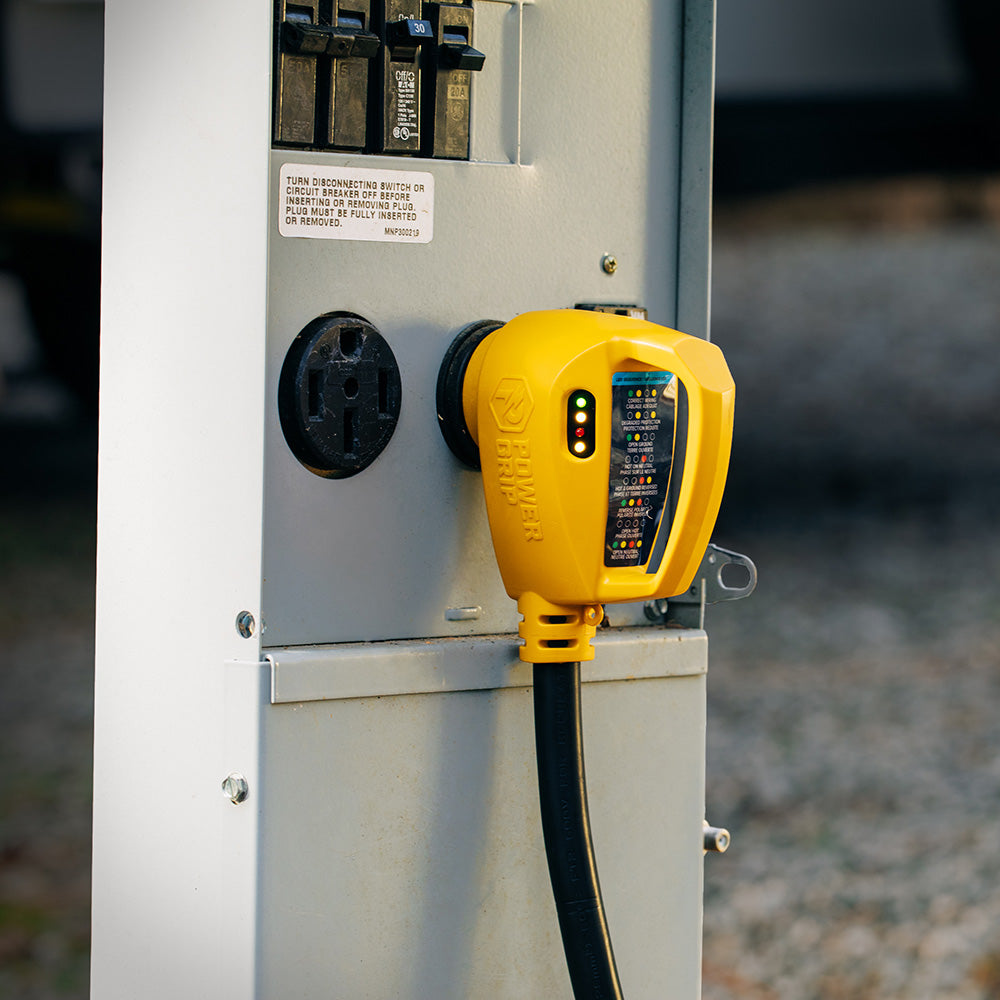 Camco Power Grip RV 18" 30Amp Circuit Analyzer Dogbone - Integrated Surge Protection [55460] - BuoyMart.com  Accessories Camco