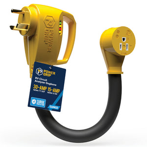 Camco Power Grip RV 12" 30Amp Circuit Analyzer Dogbone - Integrated Surge Protection [55461] - BuoyMart.com  Accessories Camco