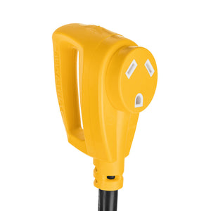 Camco Power Grip 18" Dogbone Adapter - 50 Amp Male/30 Amp Female [55173] - BuoyMart.com  Accessories Camco