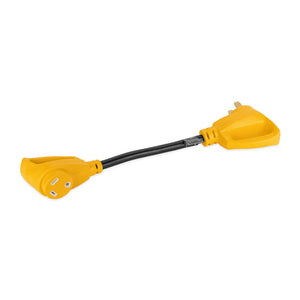 Camco Power Grip 18" Dogbone Adapter - 50 Amp Male/30 Amp Female [55173] - BuoyMart.com  Accessories Camco