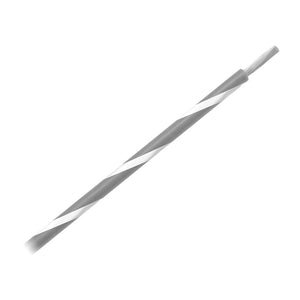 Pacer 14 AWG Gauge Striped Marine Wire 500' Spool - Grey w/White Stripe [WUL14GY-9-500] Pacer
