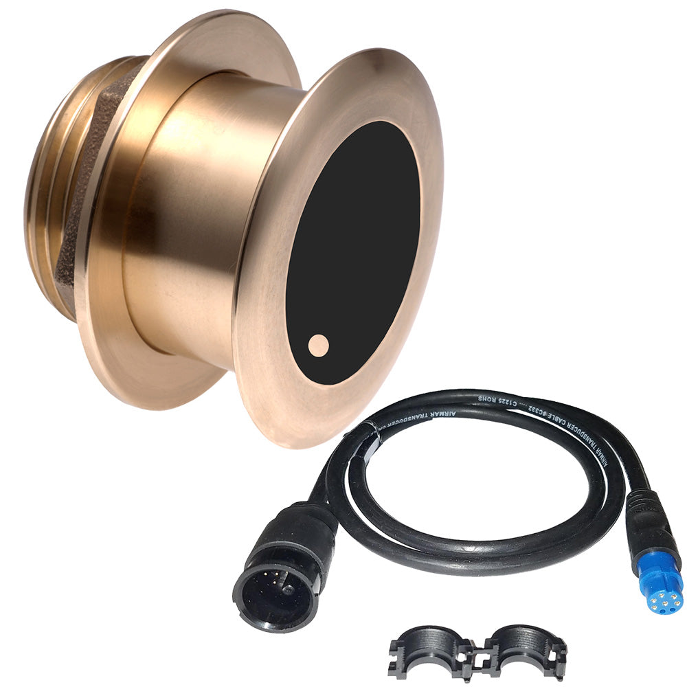 Airmar B175M Bronze 12 Degree Thru-Hull 1kW f/Garmin w/8-Pin Connector [B175C-12-M-8G] - BuoyMart.com  Transducers Airmar