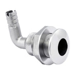 Whitecap 1-1/2" Duplex Stainless Steel 90 Degree Thru-Hull Fitting [6581X] - BuoyMart.com  Thru-Hull Fittings Whitecap