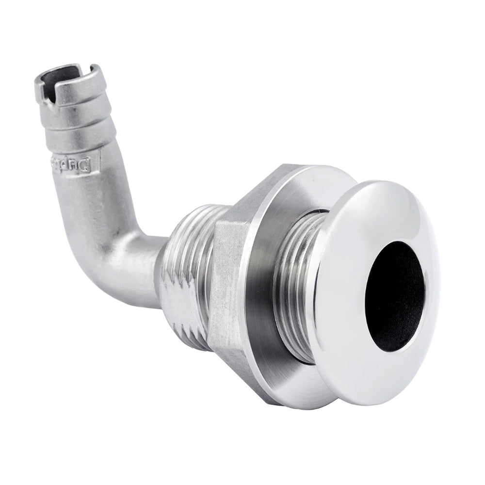 Whitecap 1-1/2" Duplex Stainless Steel 90 Degree Thru-Hull Fitting [6581X] - BuoyMart.com  Thru-Hull Fittings Whitecap