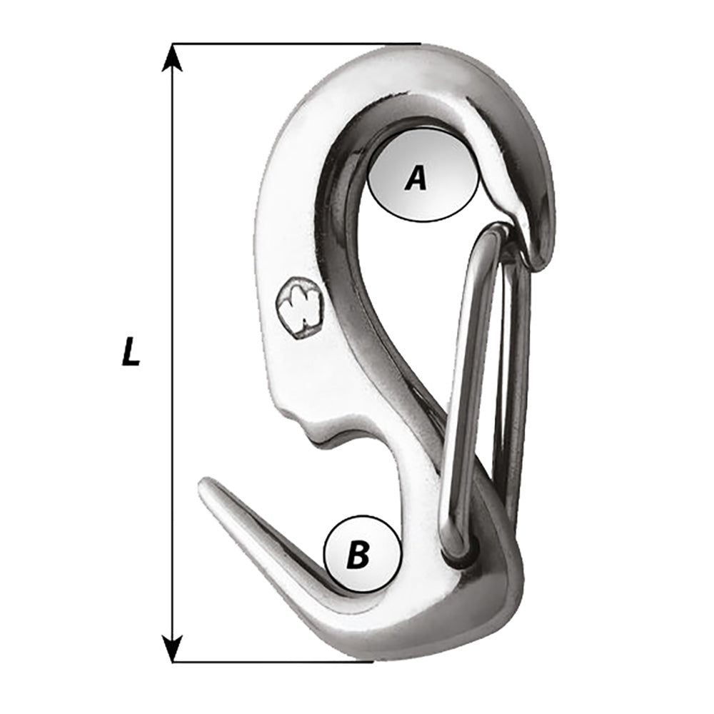 Wichard 5/16 Stainless Steel Sail Snap + [2490W] - BuoyMart.com  Hardware Wichard Marine