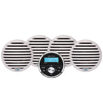 Aquatic AV Economy Gauge Stereo/Speakers Kit - White [EG200] Aquatic AV