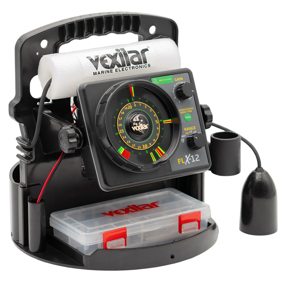 Vexilar FLX-12 Pro Pack II Fishing System w/12 Degree Ice Ducer [PPX1212] - BuoyMart.com  Ice Flashers Vexilar