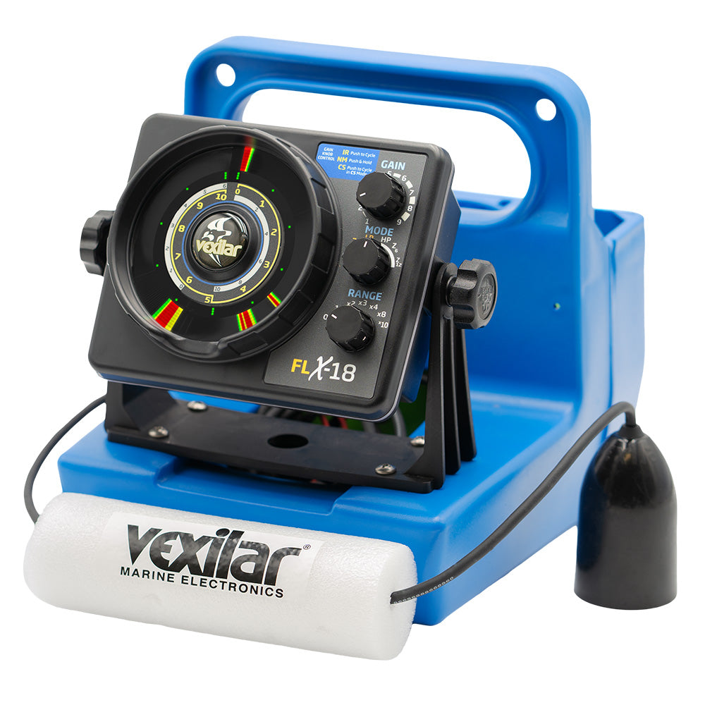 Vexilar FLX-18 Genz Pack w/12 Degree Ice-Ducer  DD-100 [GPX1812] - BuoyMart.com  Ice Flashers Vexilar