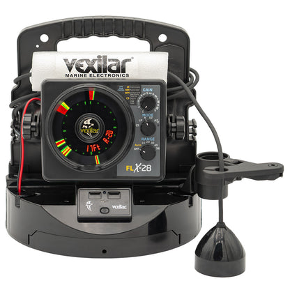 Vexilar FLX-28 Pro Pack Elite Fishing System w/Pro View Ice-Ducer  Vexilar Lithium Battery [PPEL28PV] - BuoyMart.com  Ice Flashers Vexilar