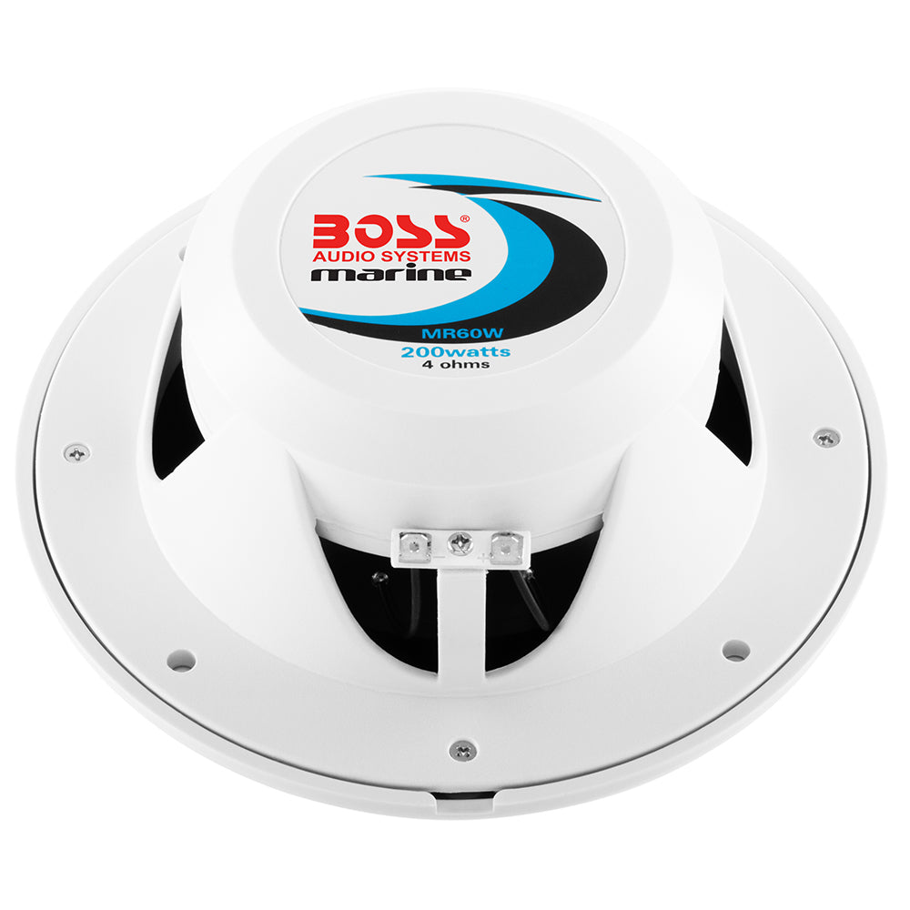 Boss Audio MR60 6.5" Round Speakers - White - Pair [MR60] - BuoyMart.com  Speakers Boss Audio