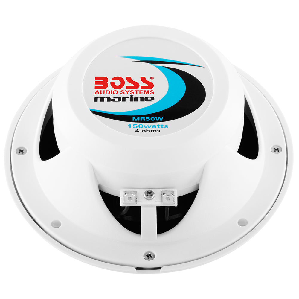Boss Audio MR50 5.25" Round Speakers - White - Pair [MR50] - BuoyMart.com  Speakers Boss Audio