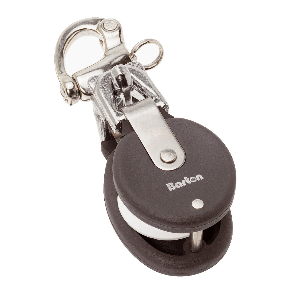 Barton Large Snatch Block f/Yachts Up to 40' (12.2M) - Stainless Steel Snap [90401] - BuoyMart.com  Blocks Barton Marine