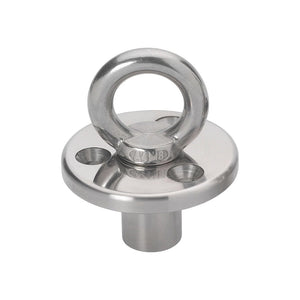 Barton Deck Plate w/Fixing  Eye w/Blanking Plug - M8 Eye [60360] - BuoyMart.com  Hardware Barton Marine
