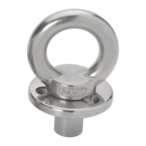 Barton Deck Plate w/Fixing  Eye w/Blanking Plug - M12 Eye [60362] - BuoyMart.com  Hardware Barton Marine