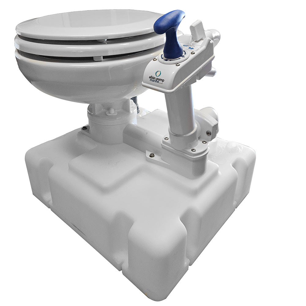 Albin Group Voyager Manual Toilet System w/Tank [07-06-015] - BuoyMart.com  Marine Sanitation Albin Group