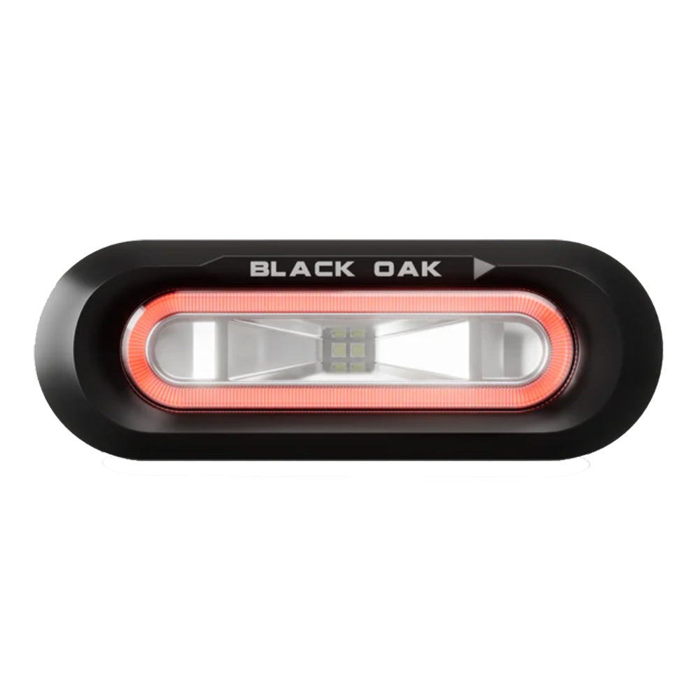 Black Oak Low Pro Flush - Black Housing - Red LED [LPS-FR] - BuoyMart.com  Flood/Spreader Lights Black Oak LED