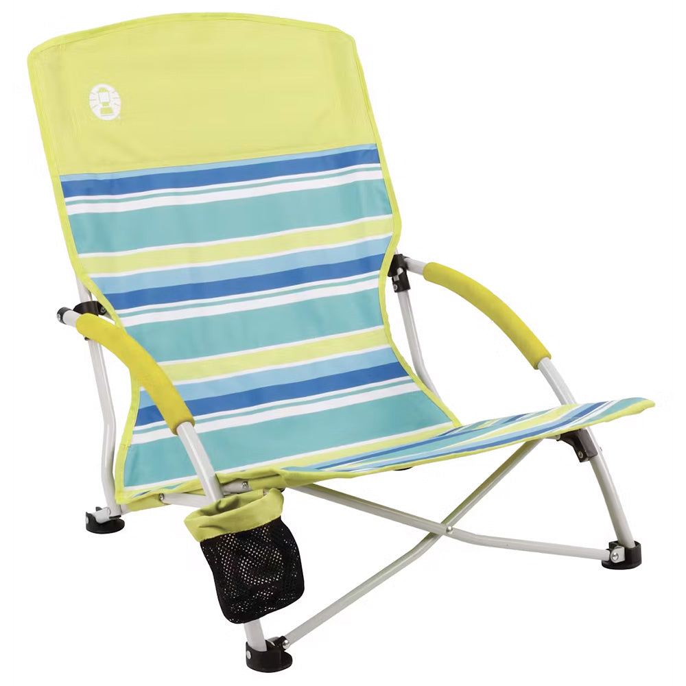 Coleman Utopia Breeze Beach Sling Chair - Yellow/Blue [2000019265] - BuoyMart.com  Camping Coleman