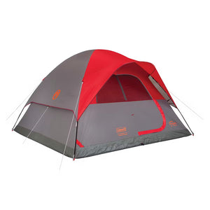 Coleman 6-Person Flatwoods II Lightweight Dome Camping Tent - Red [2207385] - BuoyMart.com  Tents Coleman